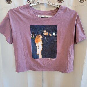 OLd Navy Sex and the City Cropped Top Size XL Purple Y2K Mr‎ Big Carrie 17465